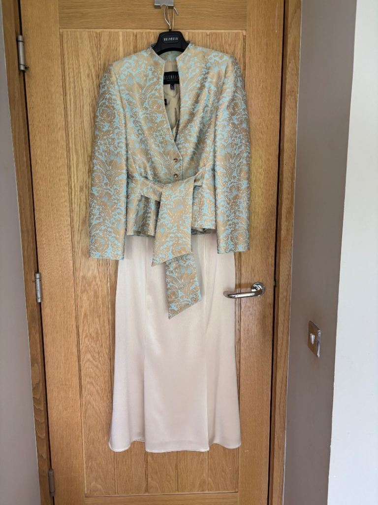 Elegant Mother of the Bride/Groom Three-Piece Outfit – Brunella Barcelona – UK 12