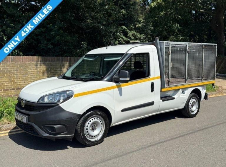 2021 71 FIAT DOBLO 1.6 MULTIJETII WORK UP EURO 6 105BHP L1 SWB CAGED FLATBED DRO