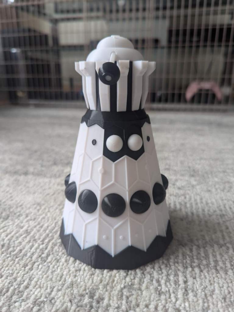 Doctor Who Evil Emperor Of The Daleks 3D Printed Fan Art