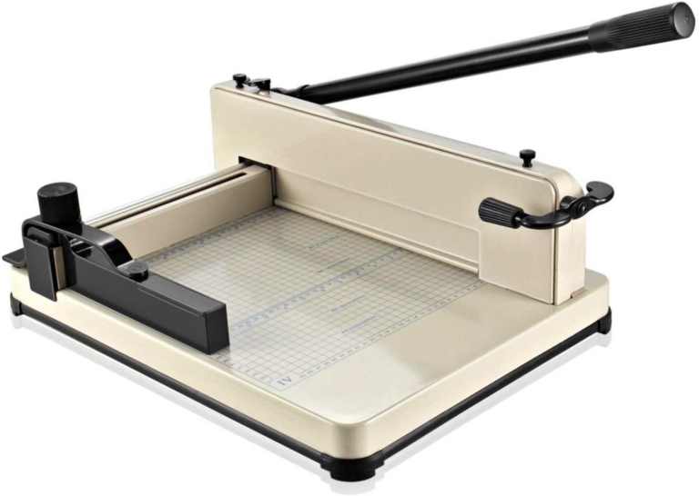 image for Flexzion Guillotine Paper Cutter 12" A4 - 400 sheet heavy duty