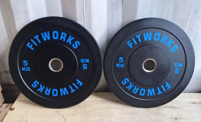 Olympic Bumper weight plates 2 x 5kg Brand-new in boxes lots available 