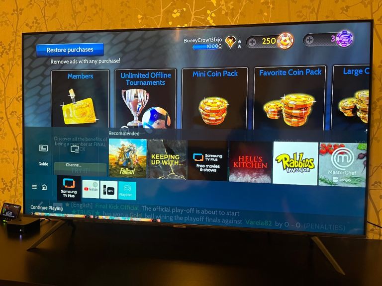 Smart samsung tv 55”