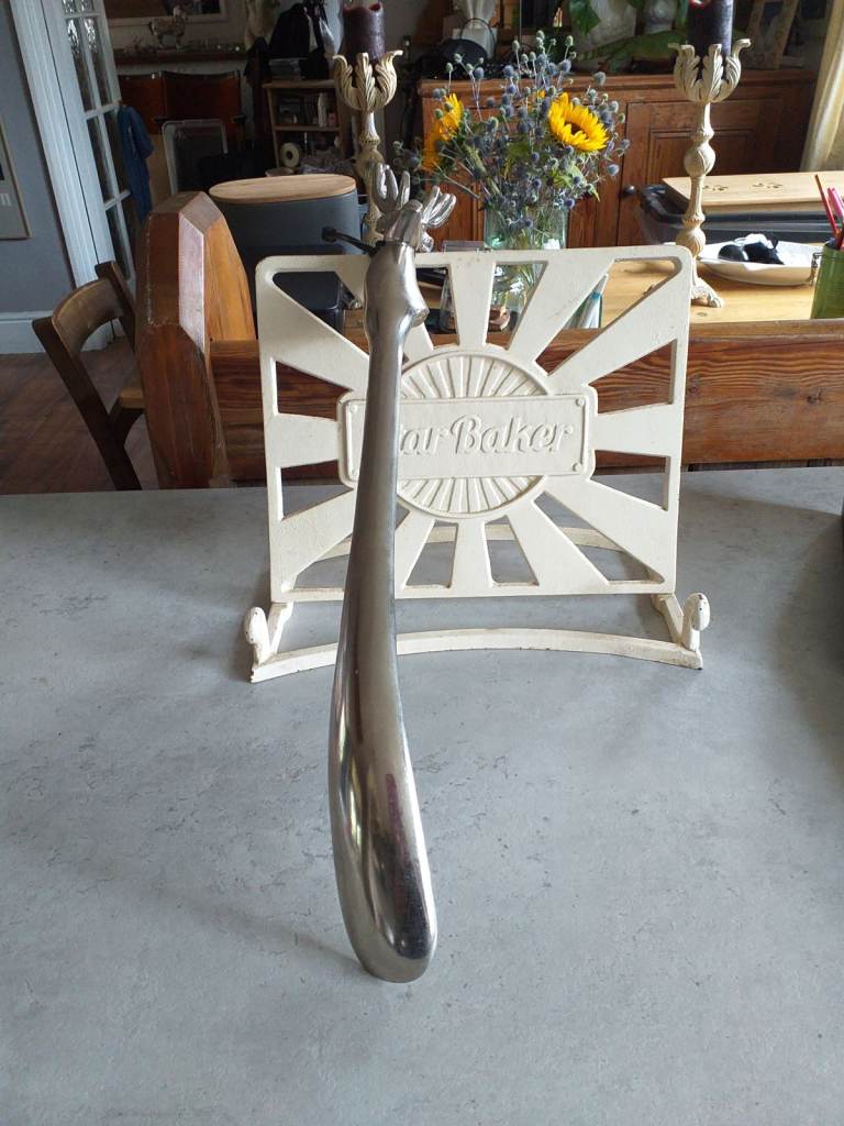 Very Large, Heavy Metal Stag Shoe Horn.. 20"