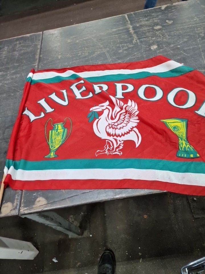 image for LIVERPOOL FC FLAGS X 2 RARE 1970 & 2007.