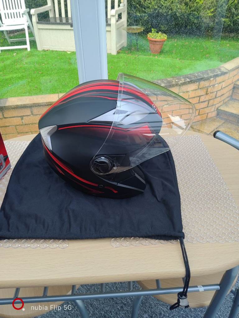 Open faced Crash helmet