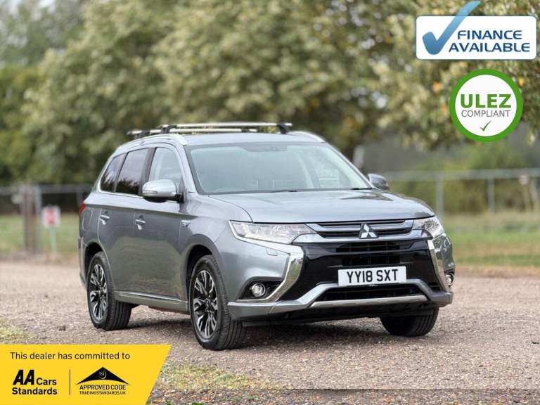 2018 Mitsubishi Outlander 2.0h 12kWh 4h CVT 4WD Euro 6 (s/s) 5dr ESTATE Petrol/Electric Hybrid Au...