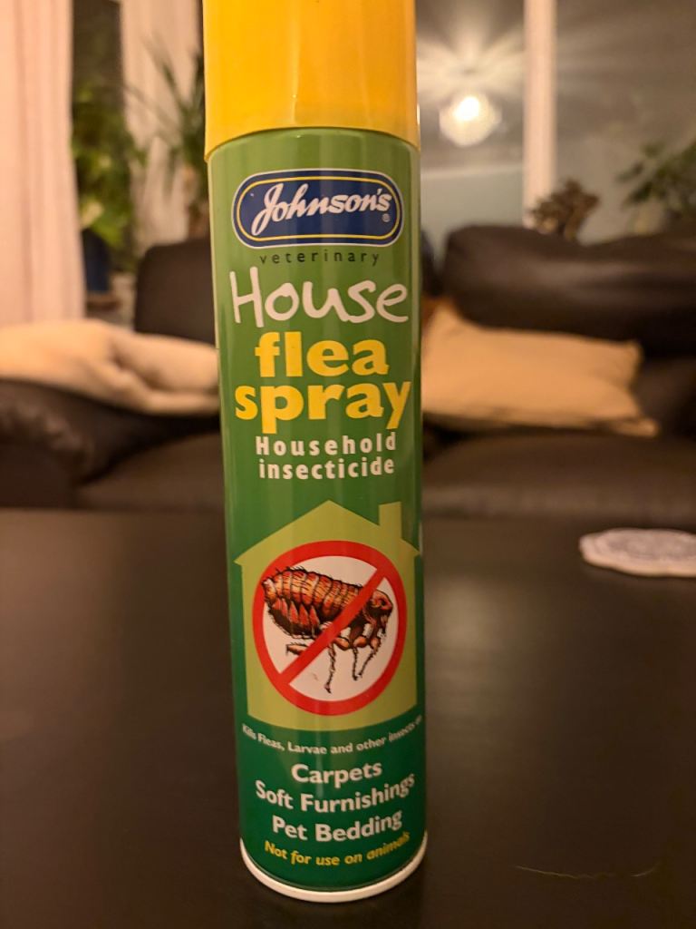 Flea spray 