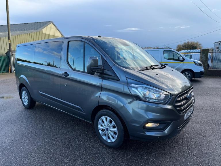 2019 Ford Transit Custom 2.0 EcoBlue 130ps Low Roof Kombi Trend Van MINIBUS LIKE TOURNEO AIR CON ...