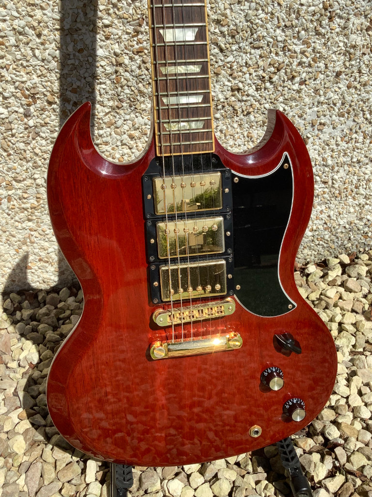 Gibson SG-3, 1990s, Translucent Red