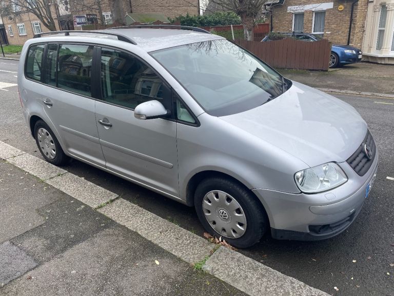 2006 Silver Volkswagen TOURAN 7 Seater Car MPV Manual 1.9 Diesel
