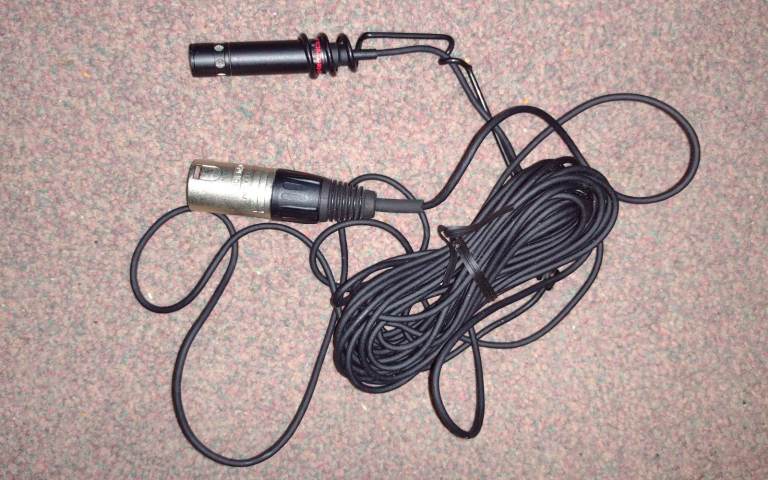        Cardioid condenser hanging microphone, Black PRO45  AUDIO TECHNICA USED