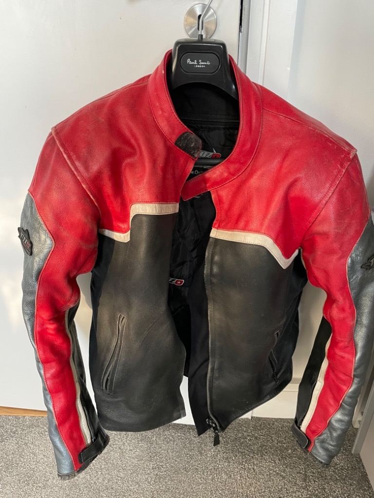 Tuzo Leather Motorbike Jacket size 44