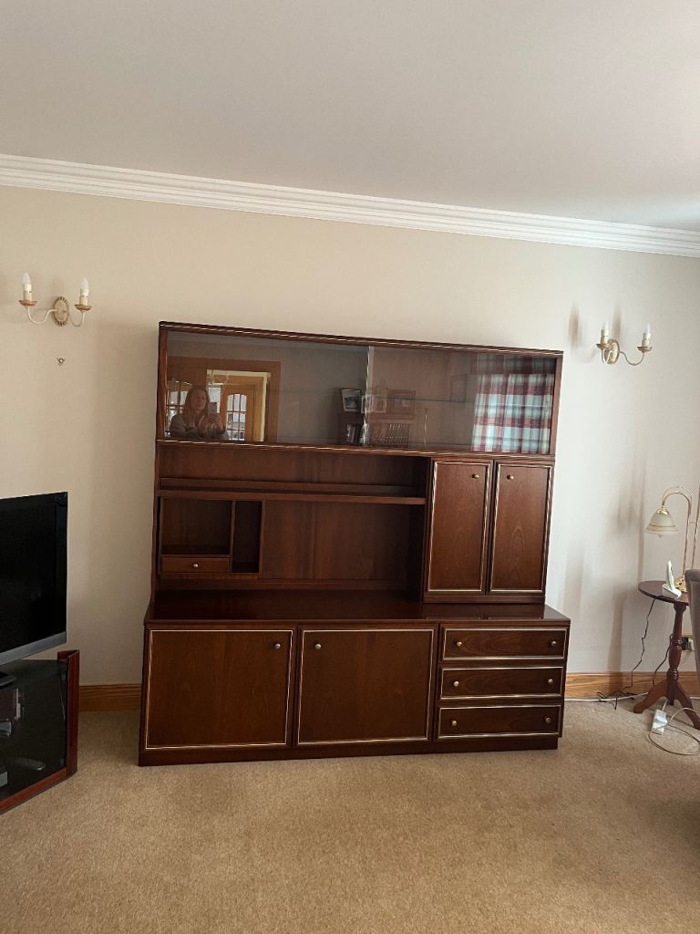 Beithcraft Illuminated Mid-Century Display Cabinet 