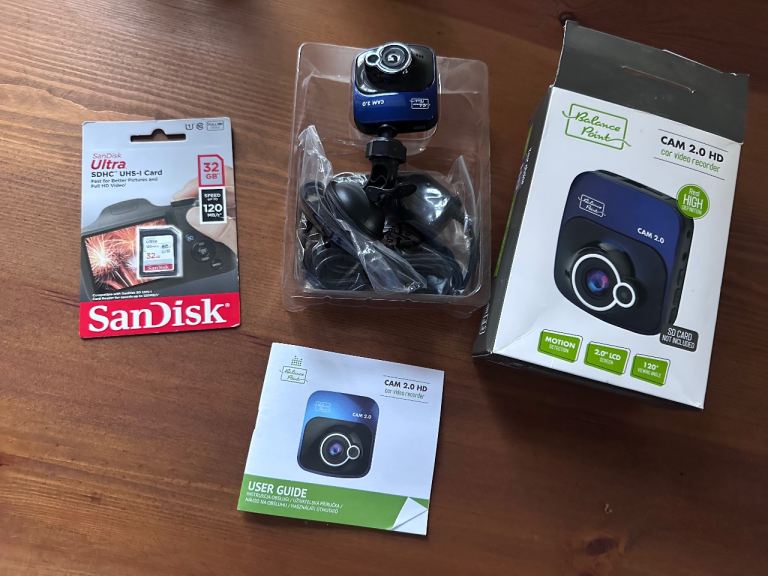 Dashcam and SD card