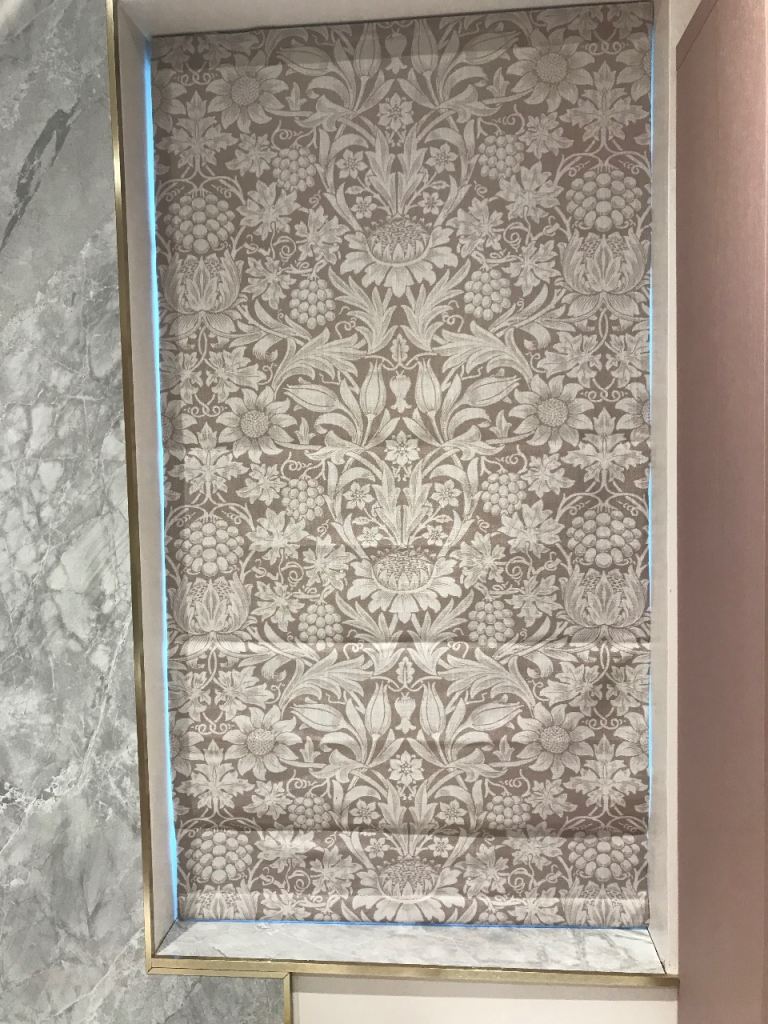 Dusky Rose Roman Blind Blackout