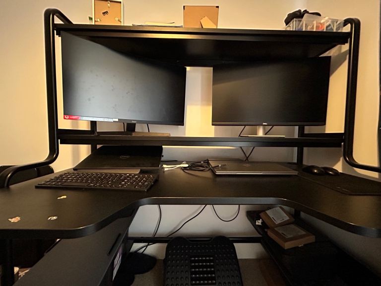 Ikea Gaming Desk - Fredde Black