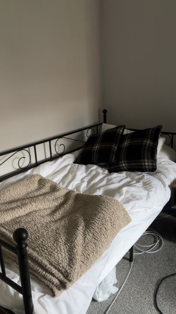 Bed frame and mattress 