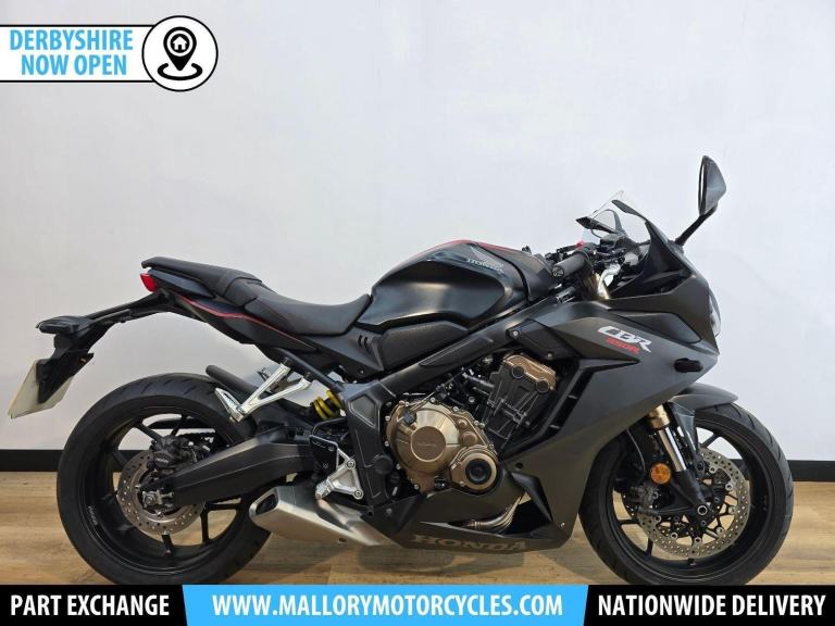Honda CBR650R 2021 Black & Red - HISS Immobiliser, ABS, LED Lighting