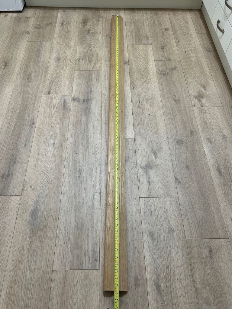 Solid Oak Pig's Ear Handrail 2.0 Metres.