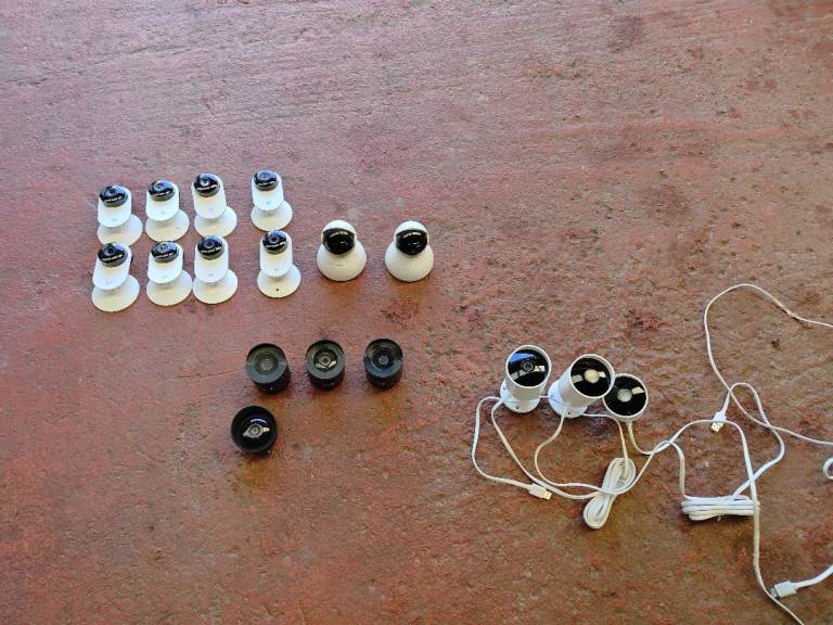 various wifi security cameras inside outside 18 in total to cover large area