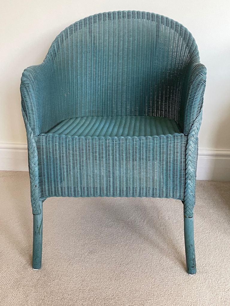 Lloyd Loom Chair W Lusty & Sons - Original Condition