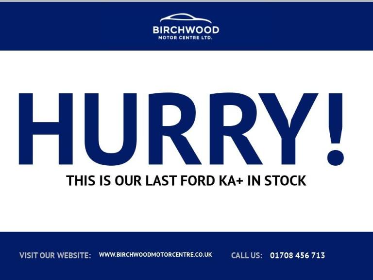 2018 Ford Ka+ 1.2 Zetec 5dr HATCHBACK PETROL Manual