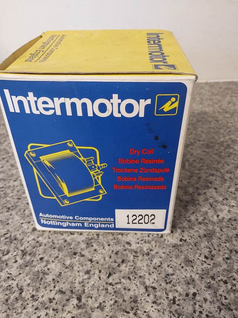 NEW INTERMOTOR AUTOMOTIVE COMPONENTS IGNITION COIL 12202