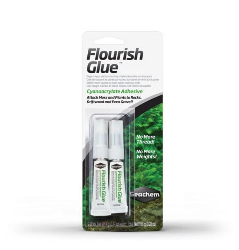 Seachem Flourish Glue Attach Plants & Moss to Wood and Rocks Aquarium Fish Tank