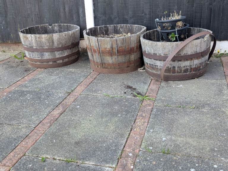 Whisky barrels x3
