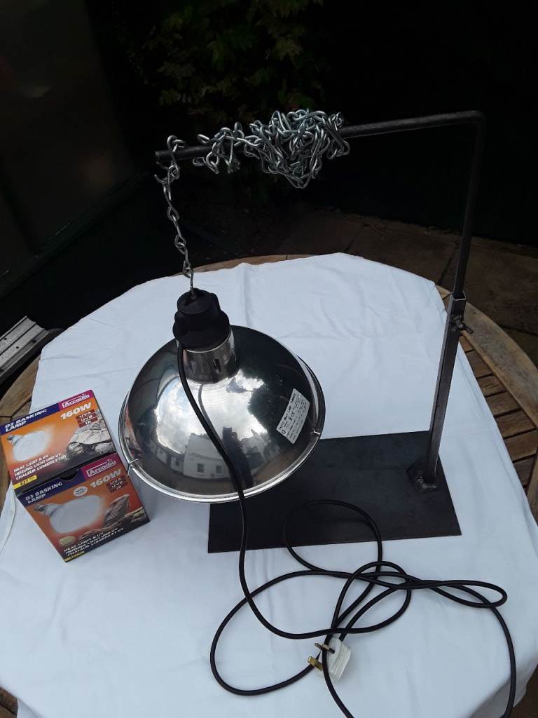 TORTOISE/REPTILES BASKING LAMP AND STAND 