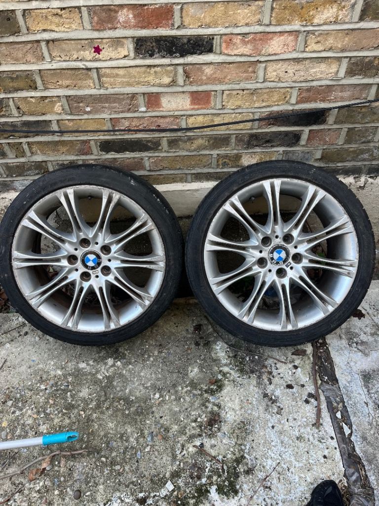 Bmw m sport alloy wheels 18 inch x2