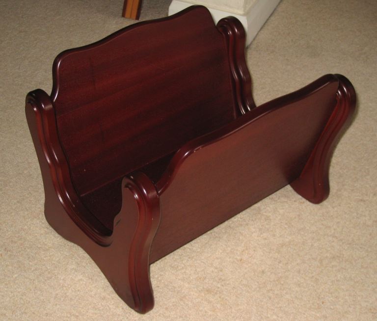 Wooden Magazine Rack