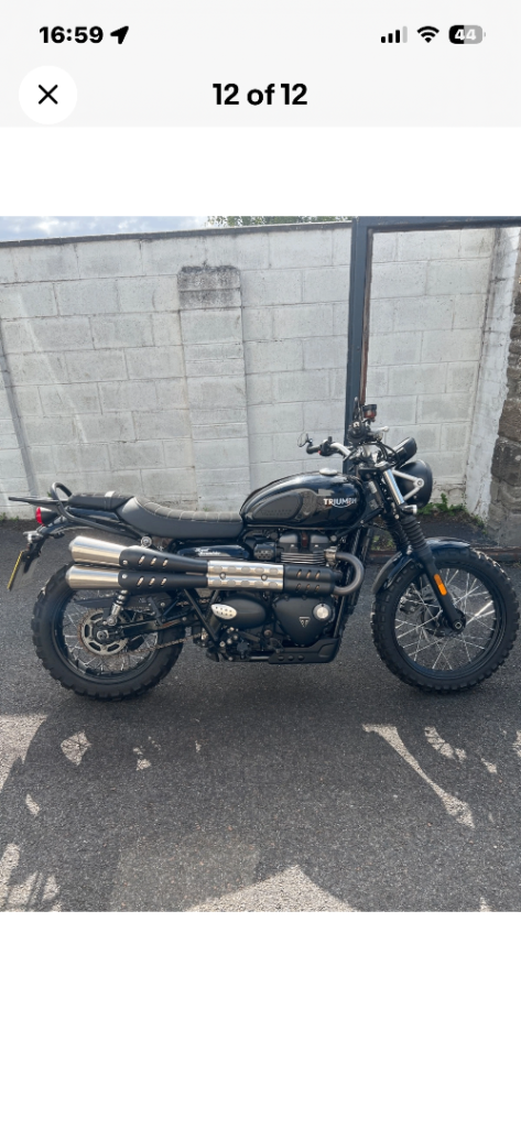 2017 67 TRIUMPH STREET SCRAMBLER 900