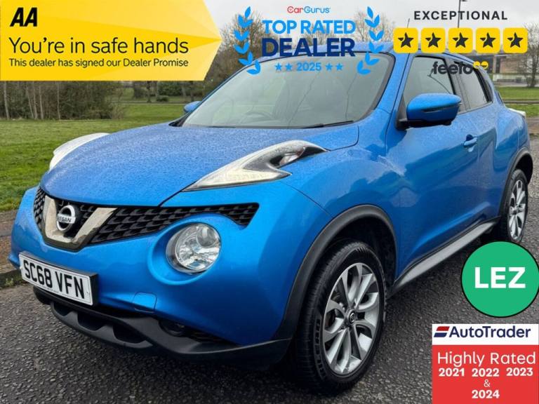 2019 Nissan Juke 1.6 Tekna SUV 5dr Petrol Manual Euro 6 (112 ps) HATCHBACK Petrol Manual