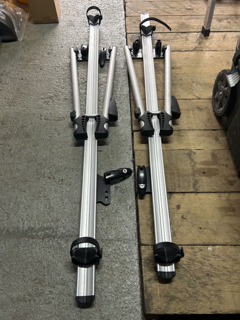 Roof bar cycle rack x2 
