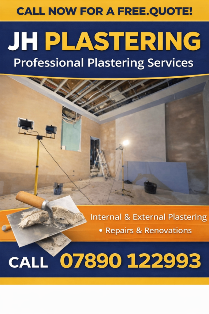 Plasterer Available