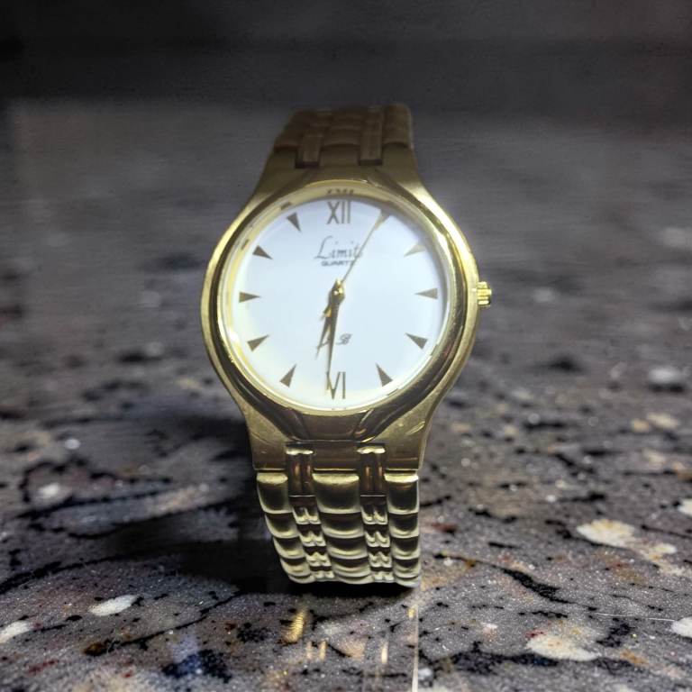 Limit Quartz Gold Plated Wristwatch In Good Working Order