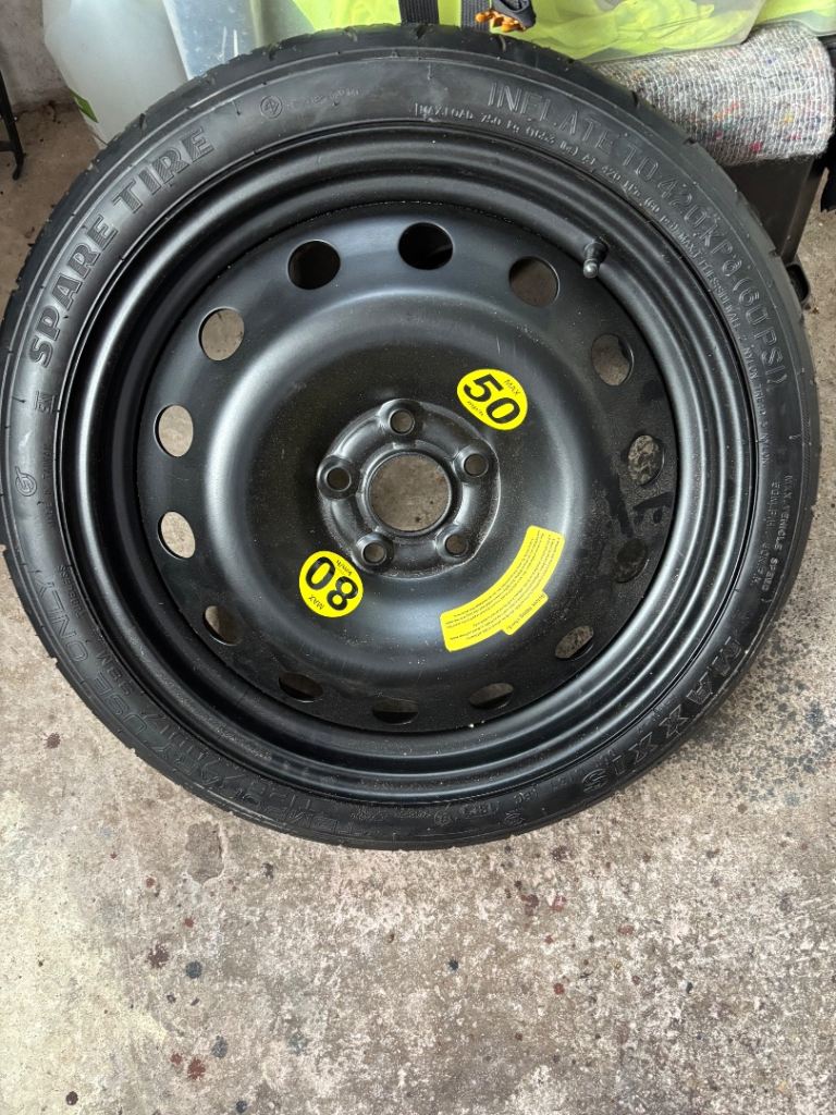 Brand new spare tyre and rim 