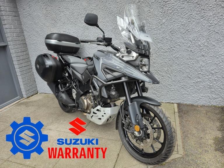2021 Suzuki DL1050 V-Strom Full luggage and engine bars.