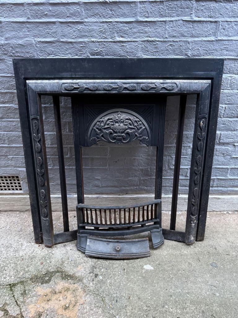 Ornate Cast Iron Fireplace