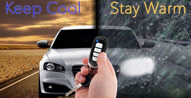  Remote Start ( vehicle auto start) with Immobiliser. Security Alarm with 2-Way LCD Pager Remote