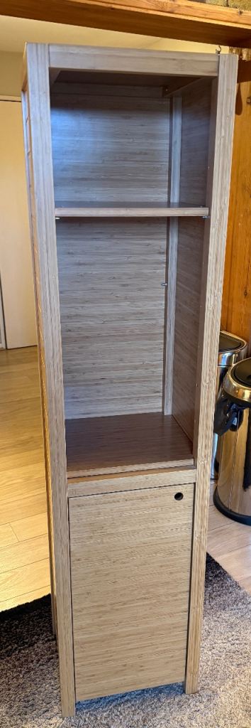 One door tall bathroom cabinet