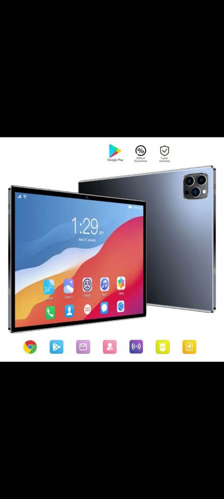 Boxed android 12 tablet 10inc screen 