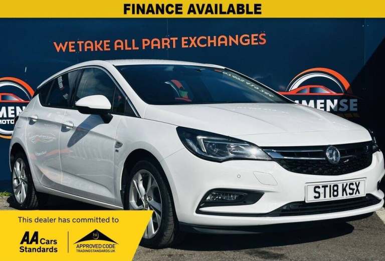 2018 Vauxhall Astra 1.4T 16V 150 SRi 5dr HATCHBACK PETROL Manual