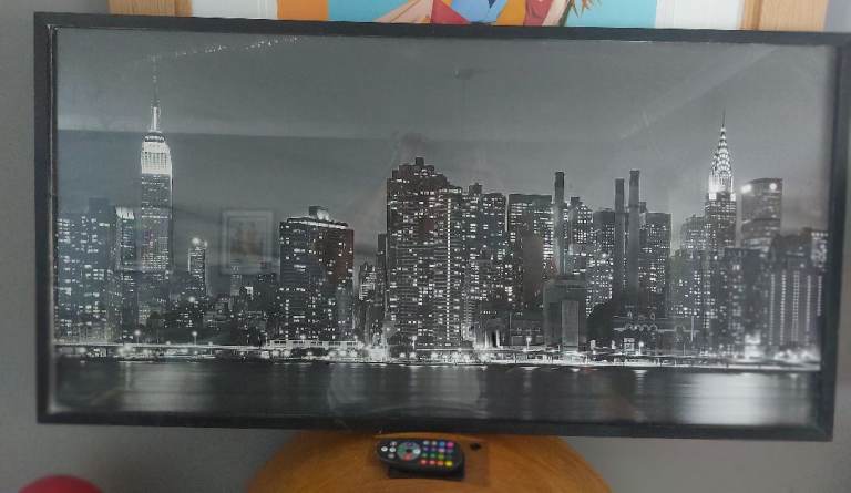 Manhattan Skyline Framed Picture