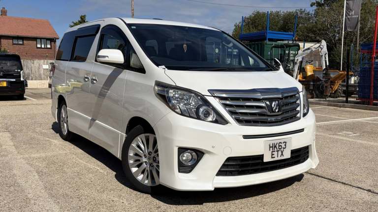 2013/63 Toyota Alphard 2.4 Z Spec Auto 8 Seat Black Interior ULEZ
