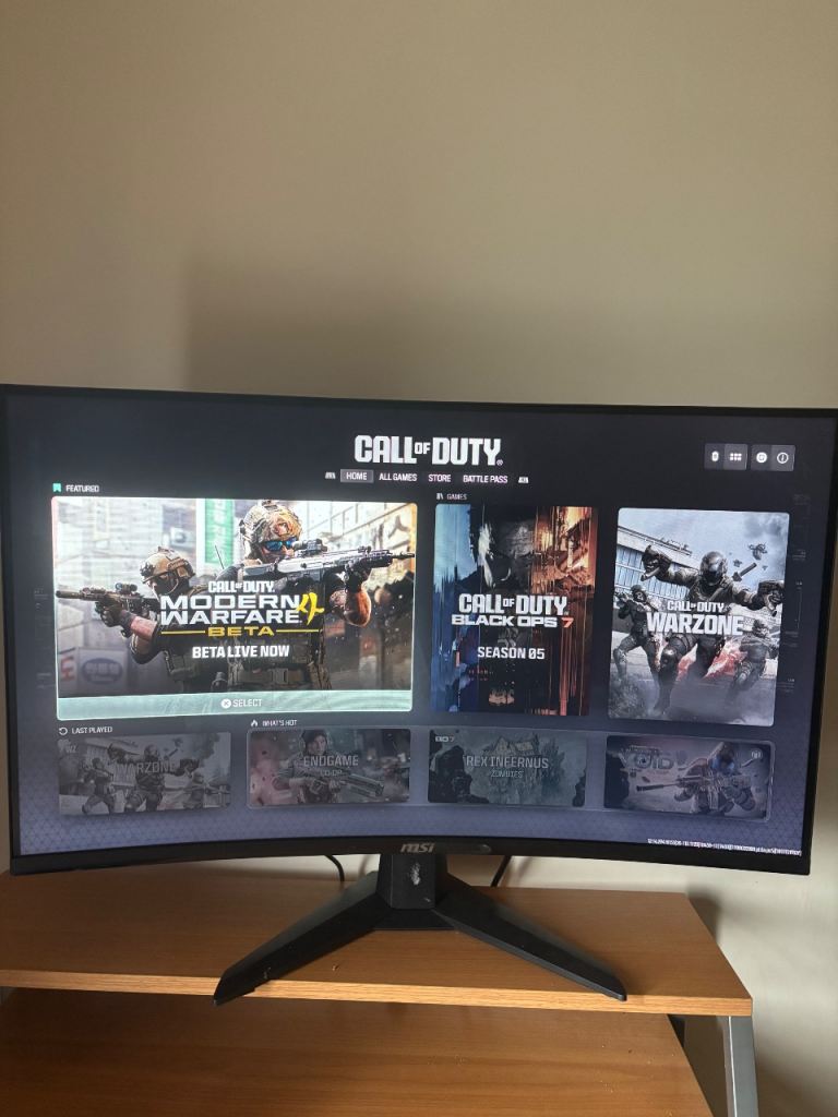 MSI Curved Gaming Monitor – 32” 250hz