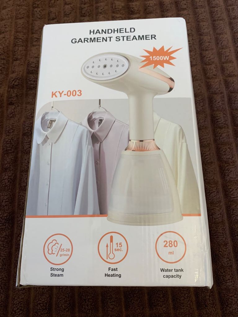 Clothes Steamer, Handheld  280ml Water Tank, Portable Steamer