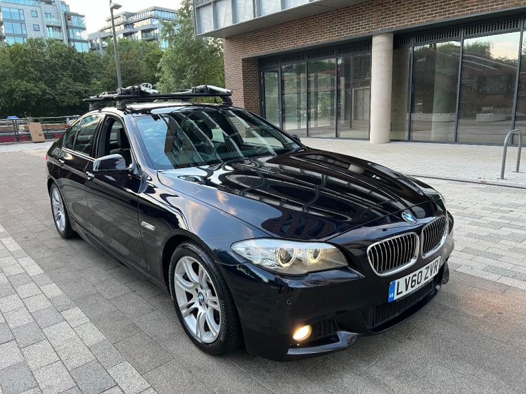 2011 Bmw 5 Series 520D F10 M Sport 6 Speed Manual Diesel Carbon Black 1 Owner 121K 
