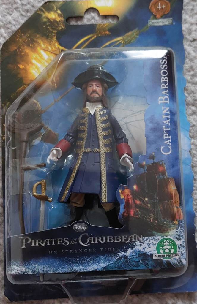 Pirates of the Caribbean On Stranger Tides Captain Barbossa 3.75"  Figure